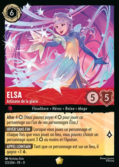 Elsa, Artisane de la glace