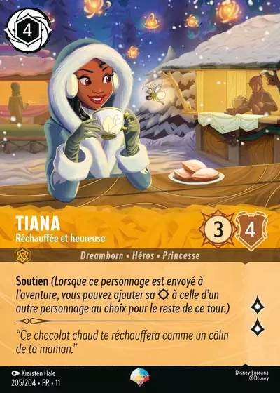 Tiana, R�chauff�e et heureuse