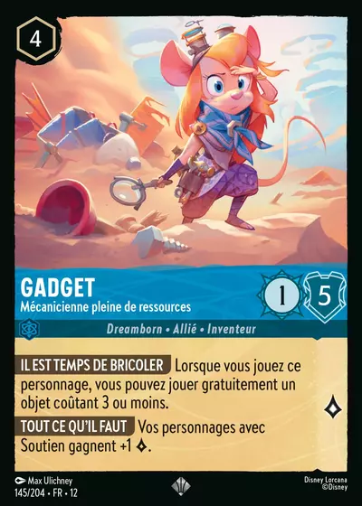 Gadget - M�canicienne pleine de ressources